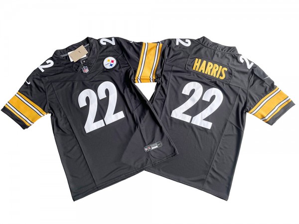 Pittsburgh Steelers #22 Najee Harris Black Vapor F.U.S.E. Limited Jersey