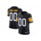 Custom Pittsburgh Steelers Black Alternate Vapor Limited Jersey