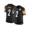 Pittsburgh Steelers #2 Justin Fields Black Vapor F.U.S.E. Limited Jersey