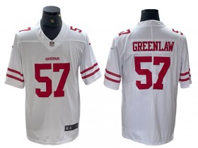 San Francisco 49ers #57 Dre Greenlaw White Vapor Limited Jersey