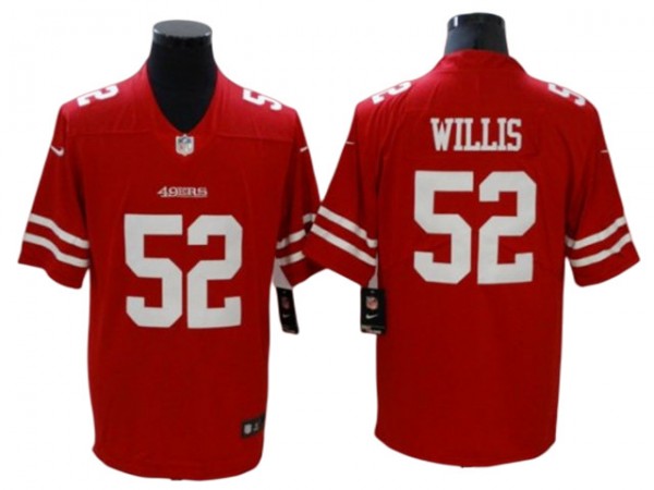 San Francisco 49ers #52 Patrick Willis Red Vapor Limited Jersey