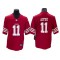 San Francisco 49ers #11 Brandon Aiyuk Red Vapor Limited 2022 Jersey