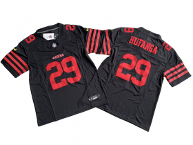 San Francisco 49ers #29 Talanoa Hufanga Black Vapor F.U.S.E. Limited Jersey