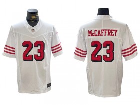 San Francisco 49ers #23 Christian McCaffrey Red Alternate Vapor F.U.S.E. Limited Jersey