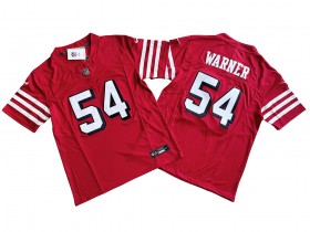 San Francisco 49ers #54 Fred Warner Red Alternate Vapor F.U.S.E. Limited Jersey