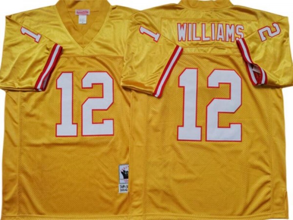 M&N Tampa Bay Buccaneers #12 Doug Williams Yellow Legacy Jersey M&N Tampa Bay Buccaneers #12 Doug Williams Yellow Legacy Jersey