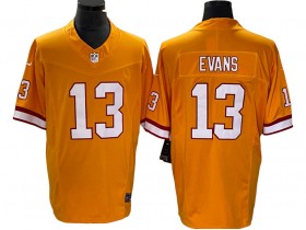 Tampa Bay Buccaneers #13 Mike Evans Orange Throwback Vapor F.U.S.E. Limited Jersey