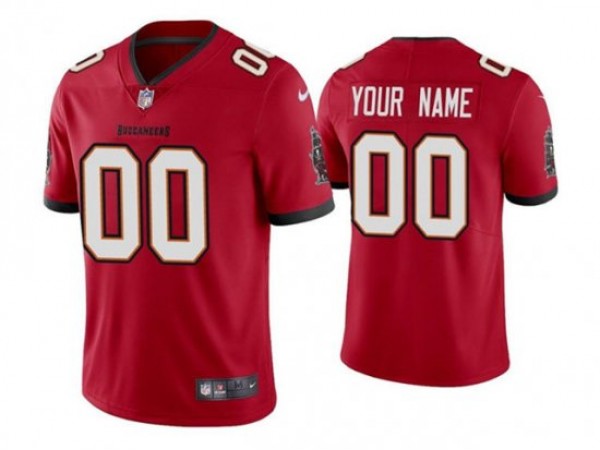 Custom Tampa Bay Buccaneers Red Vapor Limited Jersey