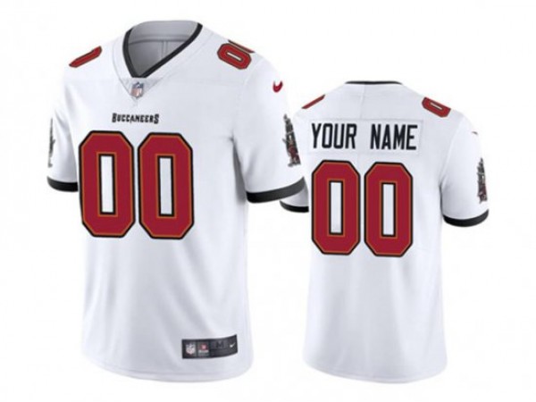 Custom Tampa Bay Buccaneers White Vapor Limited Jersey