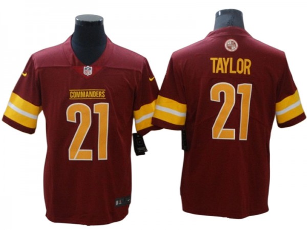 Washington Commanders #21 Sean Taylor Burgundy Vapor Limited Jersey