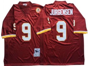 M&N Washington Redskins #9 Sonny Jurgensen Red Legacy Jersey