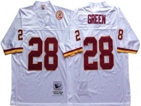 M&N Washington Redskins #28 Darrell Green White Legacy Jersey