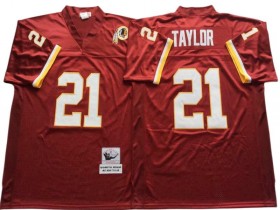 M&N Washington Redskins #21 Sean Taylor Burgundy Legacy Jersey