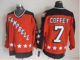 NHL 1984 All Star Game Campbell #7 Paul Coffey Vintage CCM Jersey-Orange