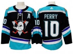 Anaheim Ducks #10 Corey Perry Black Alternate Jersey