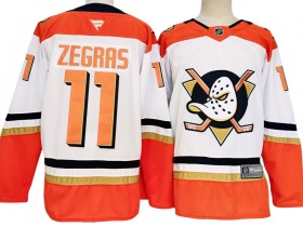 Anaheim Ducks #11 Trevor Zegras White Alternate 2024 Jersey