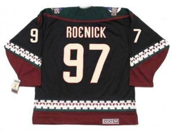 Phoenix Coyotes #97 Jeremy Roenick Black 1998 Vintage CCM Jersey