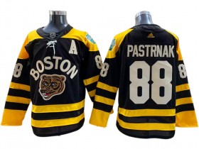 Boston Bruins #88 David Pastrnak Black 2023 Winter Classic Jersey