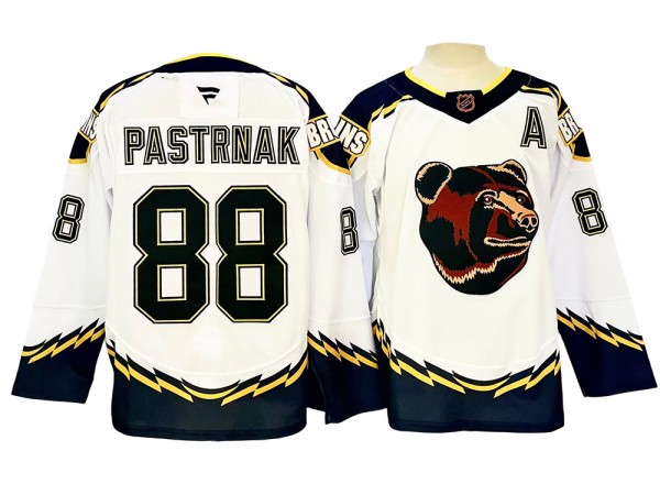 Boston Bruins #88 David Pastrnak White 2024 Special Edition 2.0 Jersey