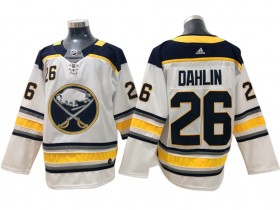 Buffalo Sabres #26 Rasmus Dahlin White Away Jersey