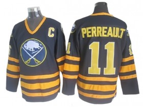 Buffalo Sabres #11 Gilbert Perreault Navy Vintage CCM Jersey