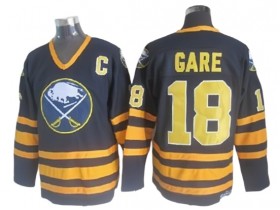 Buffalo Sabres #18 Danny Gare Navy Vintage CCM Jersey