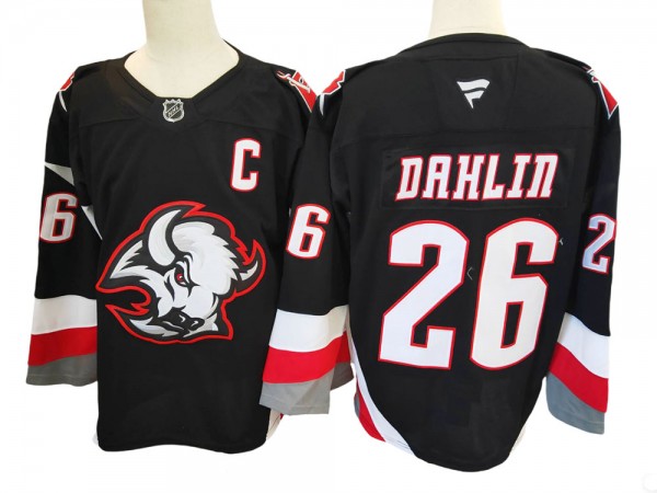 Buffalo Sabres #26 Rasmus Dahlin Black Alternate Jersey