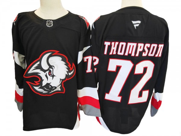 Buffalo Sabres #72 Tage Thompson Black Alternate Jersey Buffalo Sabres #72 Tage Thompson Black Alternate Jersey
