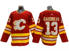 Calgary Flames #13 Johnny Gaudreau Red Home Jersey