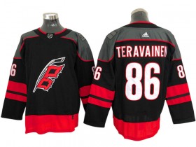 Carolina Hurricanes #86 Teuvo Teravainen Black Alternate Jersey