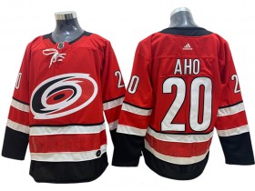 Carolina Hurricanes #20 Sebastian Aho Red Home Jersey