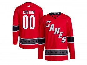 Custom Carolina Hurricanes Red Reverse Retro 2.0 Jersey