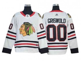 Chicago Blackhawks #00 Clark Griswold White Away Jersey