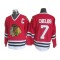 Chicago Blackhawks #7 Chris Chelios Vintage CCM Jersey - Red/White/Black