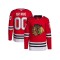 Custom Chicago Blackhawks Red Home Jersey