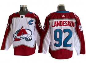 Colorado Avalanche #92 Gabriel Landeskog White 2023 Jersey