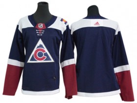 Colorado Avalanche Blank Navy Alternate Jersey