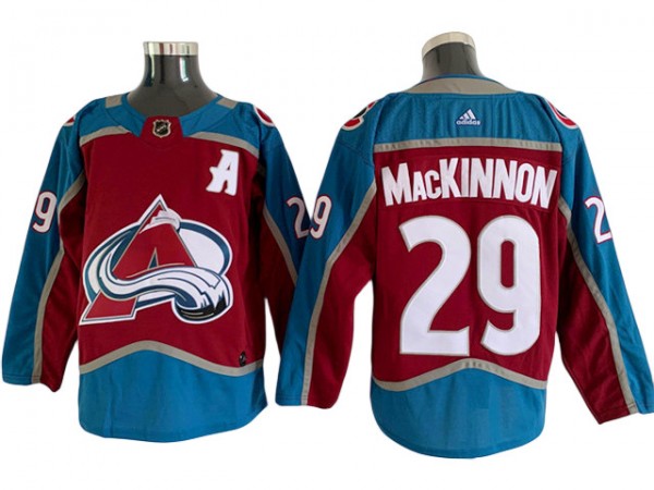 Colorado Avalanche #29 Nathan MacKinnon Burgundy Home Jersey