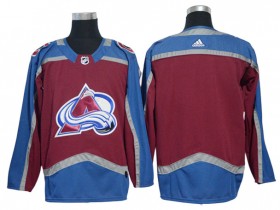 Colorado Avalanche Blank Burgundy Home Jersey