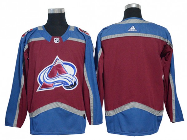 Colorado Avalanche Blank Burgundy Home Jersey