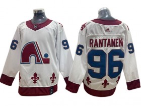 Colorado Avalanche #96 Mikko Rantanen White Reverse Retro Jersey