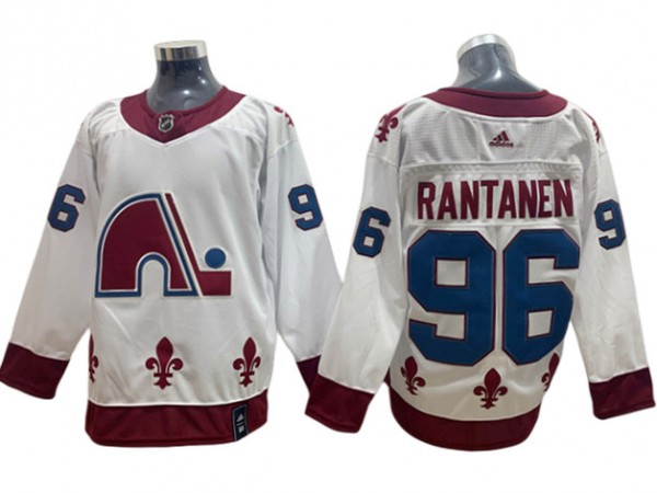 Colorado Avalanche #96 Mikko Rantanen White Reverse Retro Jersey