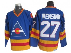 Colorado Avalanche #27 John Wensink 1980 Vintage CCM Jersey - Blue/White