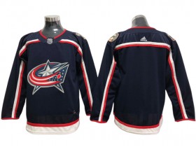 Columbus Blue Jackets Blank Navy Home Jersey