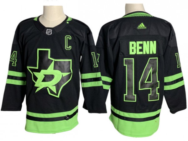 Dallas Stars #14 Jamie Benn Black Alternate Jersey