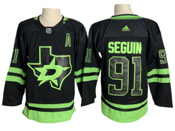 Dallas Stars #91 Tyler Seguin Black Alternate Jersey