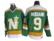 Dallas Stars #9 Mike Modano 1980's Vintage CCM Jersey - Green/White