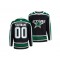 Custom Dallas Stars Black Reverse Retro 2.0 Jersey