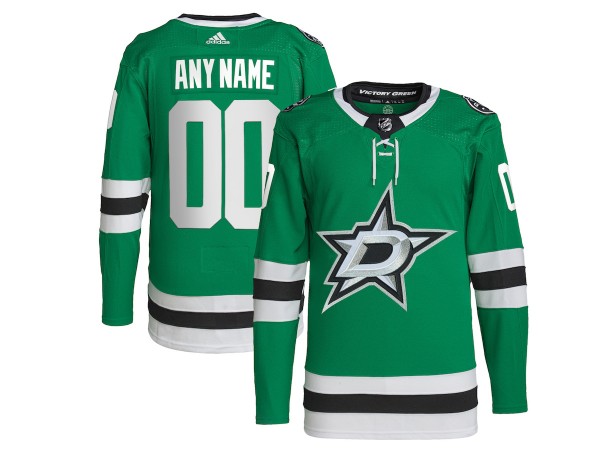 Custom Dallas Stars Green Home Jersey