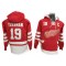 Detroit Red Wings #19 Steve Yzerman Hoodie - Red/White